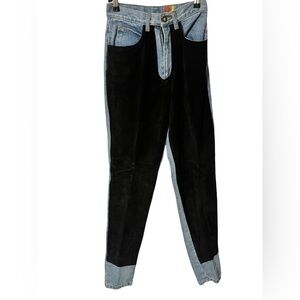 Vintage 90’s Don’t Stop Chaps Style Denim Jeans Women Size 3/4‎ Western